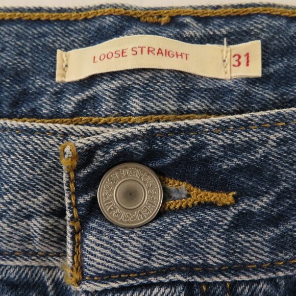 Brand New!  Levi's Loose Straight Jeans Size 31 - Picture 6 of 6